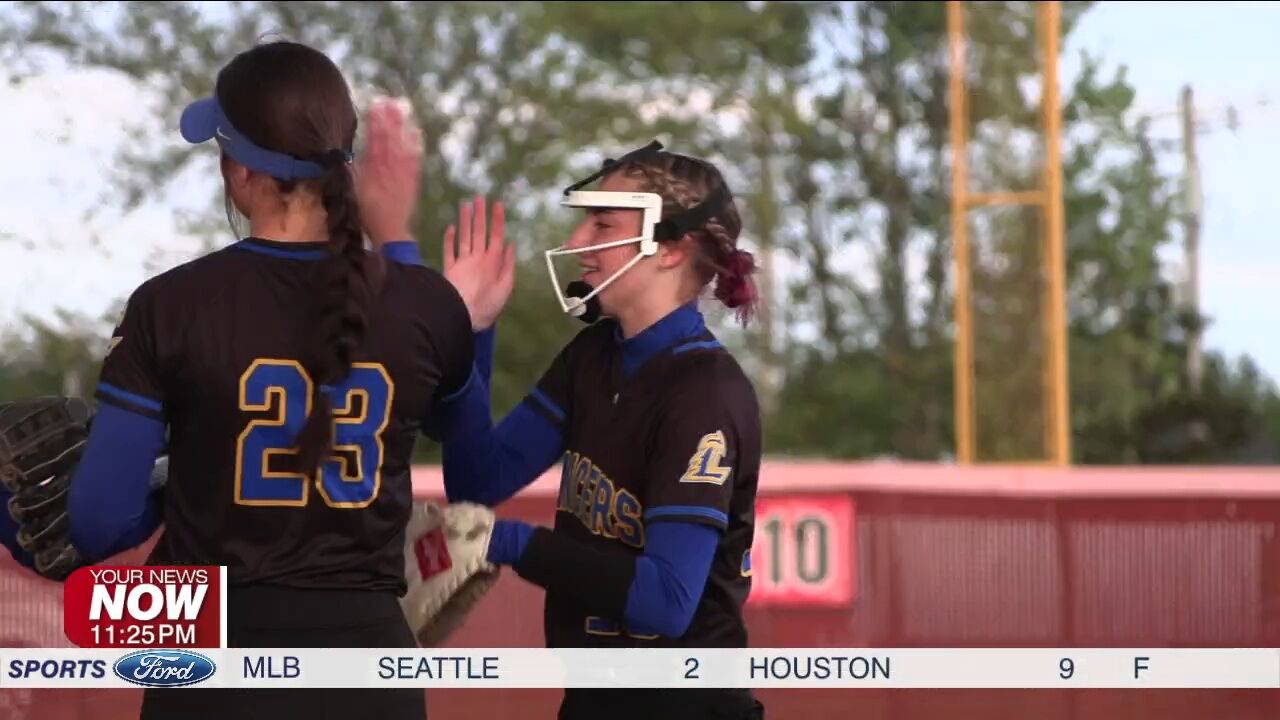 Lincolnview’s Ila Hughes throws no-hitter, Lancers shut out St. Henry in D-VI district semifinal
